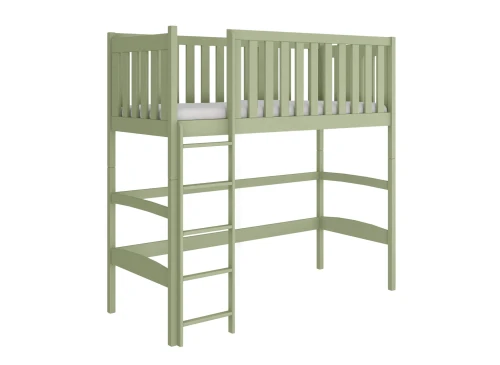 LAURA 80x180 olive green loft bed Lano Furniture