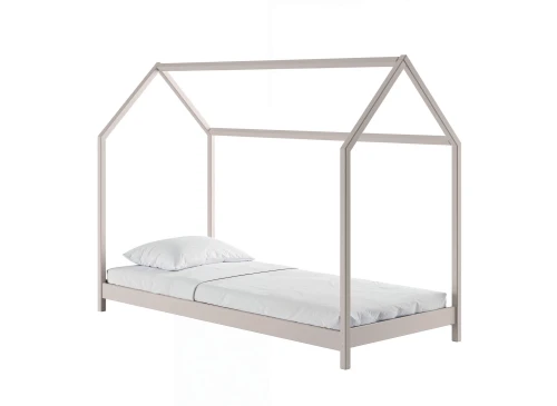 LUCKY 100x200 cashmere children’s white house Montessori floor bed Lano Furniture