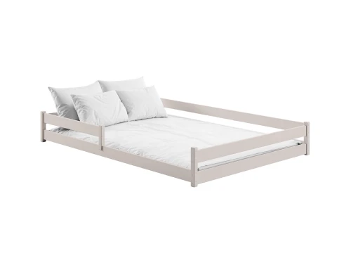 FINI 140x200 cashmere Montessori floor bed for children Lano Furniture