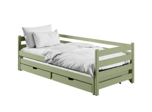 HABI 90x200 olive green double trundle bed Lano Furniture