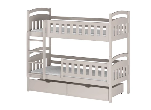 IGNAŚ 80x160 cashmere bunk bed Lano Furniture