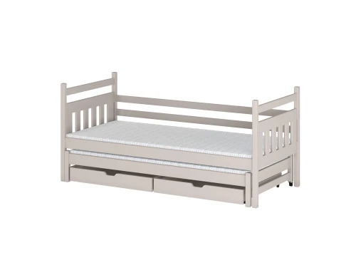 DANIEL 90x200 cashmere double trundle bed Lano Furniture