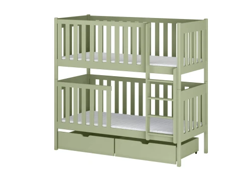 DAWID 80x200 olive green bunk bed Lano Furniture