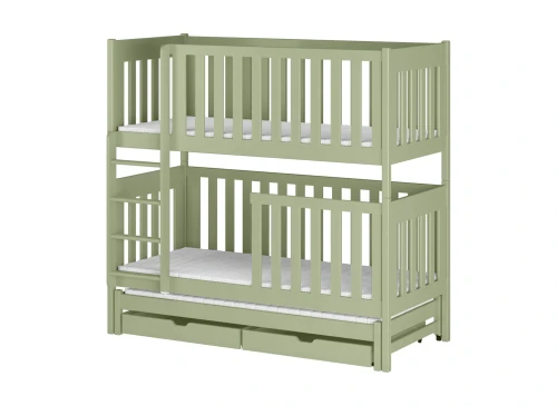 EMILKA 90x180 olive green bunk bed Lano Furniture