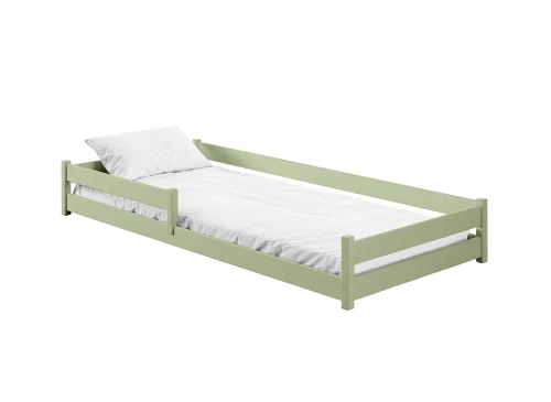 ALIS 90x190 olive green Montessori floor bed for children Lano Furniture