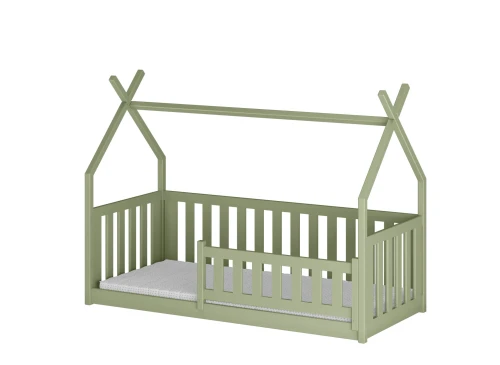 BOGUŚ 80x190 olive green single children's bed tipi Lano Furniture