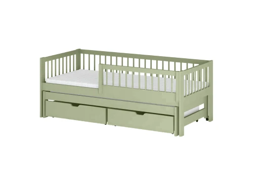 SOFTI 90x200 olive green children's bed Lano Furniture