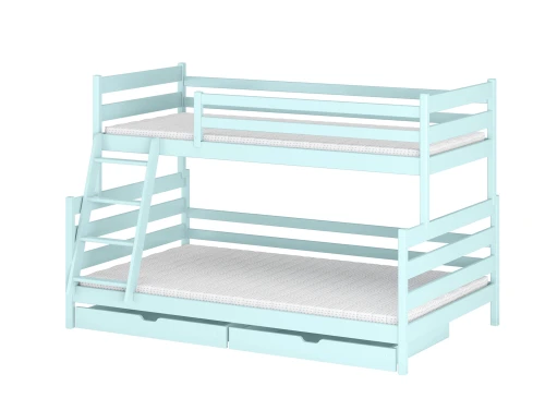 FAMI 90x200 blue bunk bed Lano Furniture