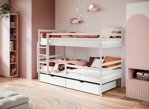 GUSTO 80x180 beyaz ranza Lano Möbel