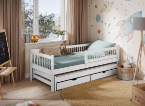 SOFTI 90x180 white children's bed Lano Furniture