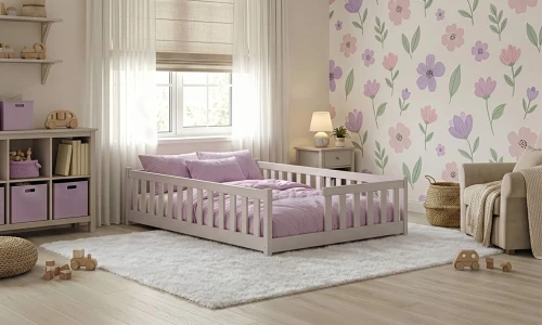 LEVI 140x200 cashmere single children's bed Lano Furniture