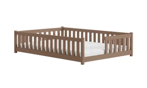 LEVI 140x200 milk chocolate single children's bed Lano Furniture