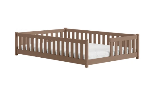 LEVI 140x200 milk chocolate single children's bed Lano Furniture