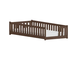 ZOYA 80x180 dark chocolate single children's bed Lano Furniture