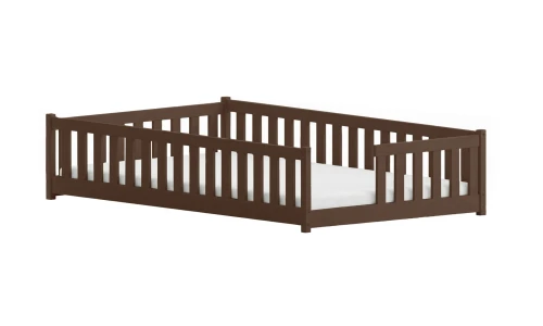 IVY 120x200 dark chocolate single children's bed Lano Furniture
