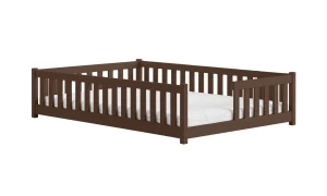 LEVI 140x200 dark chocolate single children's bed Lano Furniture