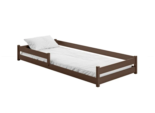 ALIS 90x200 dark chocolate Montessori floor bed for children Lano Furniture