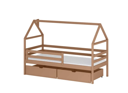 ARON 80x160 cinnamon single children's bed Lano Furniture