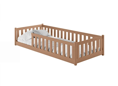 BELLA 90x200 cinnamon Montessori floor bed for children Lano Furniture