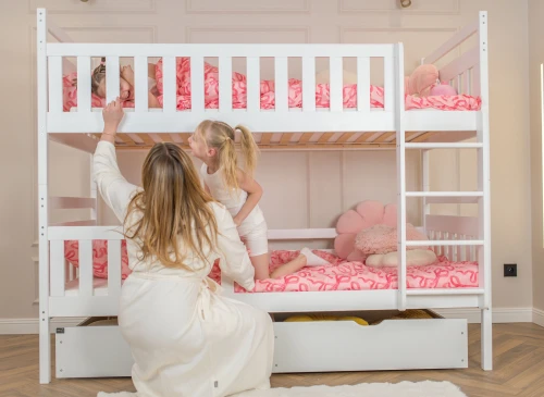 MONIKA 80x170 white bunk bed Lano Furniture