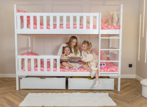 MONIKA 80x180 white bunk bed Lano Furniture