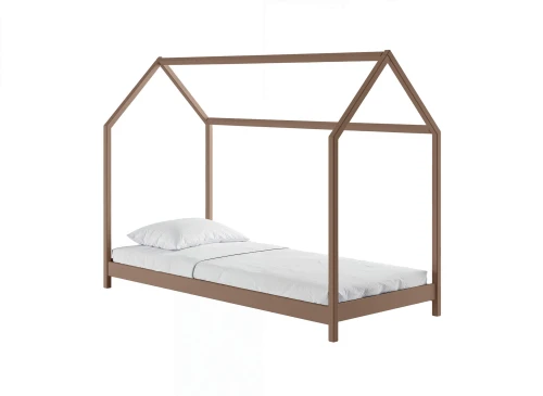 LUCKY 90x200 milk chocolate single children's bed Lano Furniture