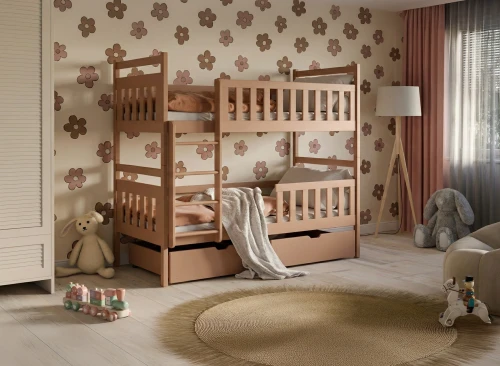 MONIKA 90x200 cinnamon bunk bed Lano Furniture