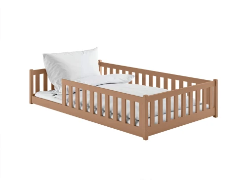 OTIS 120x200 cinnamon Montessori floor bed for children Lano Furniture
