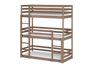 TED 80x180 milk chocolate bunk bed Lano Furniture