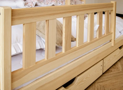 BLANKA 80x170 Unvarnished Wooden Bunk Bed Lano Furniture