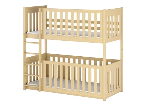 KONRAD 90x180 unpainted wood bunk bed Lano Meble