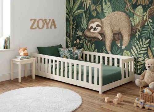 ZOYA 90X180 cotton children's bed single Lano Meble