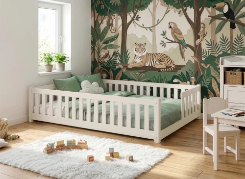 LEVI 140x200 cotton children's bed single Lano Meble