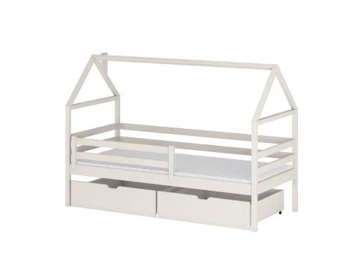 ARON 80x180 Cotton Children's Bed Single House Bed Lano Furniture
