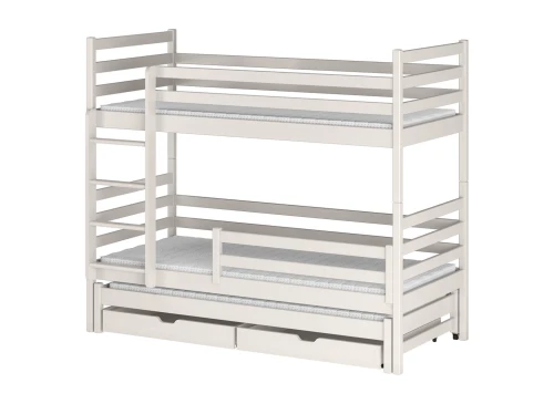 LUK 80x160 Cotton Bunk Bed by Lano Meble