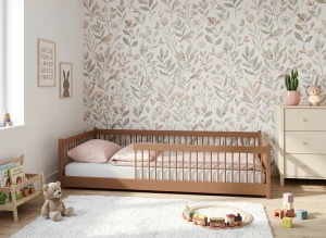 JUNIOR 120x200 cinnamon Montessori floor bed for children Lano Furniture