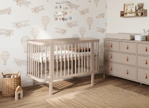 MELISA 70x140 cashmere baby cot Lano Furniture