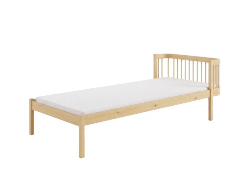 LOVE 90x190 unlacquered wood single bed for children Lano Furniture