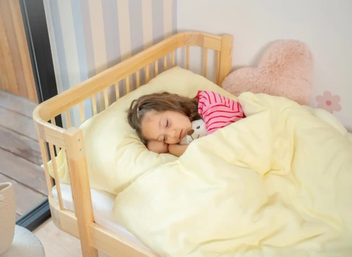 LOVE 90x190 unlacquered wood single bed for children Lano Furniture
