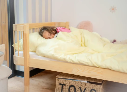 LOVE 90x190 unlacquered wood single bed for children Lano Furniture