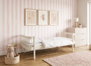 HEART 90x200 cotton single bed for children Lano Furniture