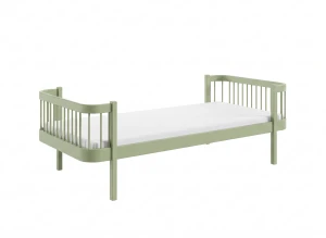 HEART 90x190 olive single bed for children Lano Furniture