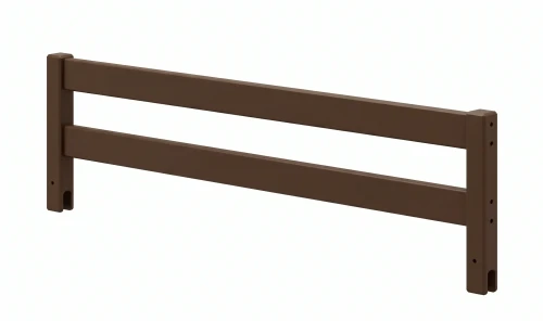 Removable Horizontal Safety Rail for Lano Meble Children's Bed, Dark Chocolate