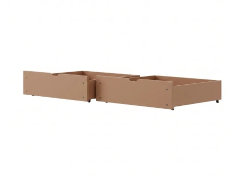 Set of 2 Tall Drawers for Lano Meble Children's Bed, Cinnamon