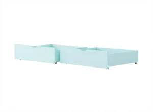 Set of 2 Tall Drawers for Lano Meble Children's Bed, Blue