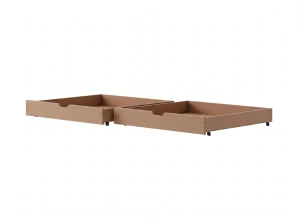 Set of 2 Low Drawers for Lano Meble Children's Bed, Cinnamon