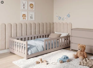 BELLA 90x190 casmhere Montessori floor bed for children Lano Furniture