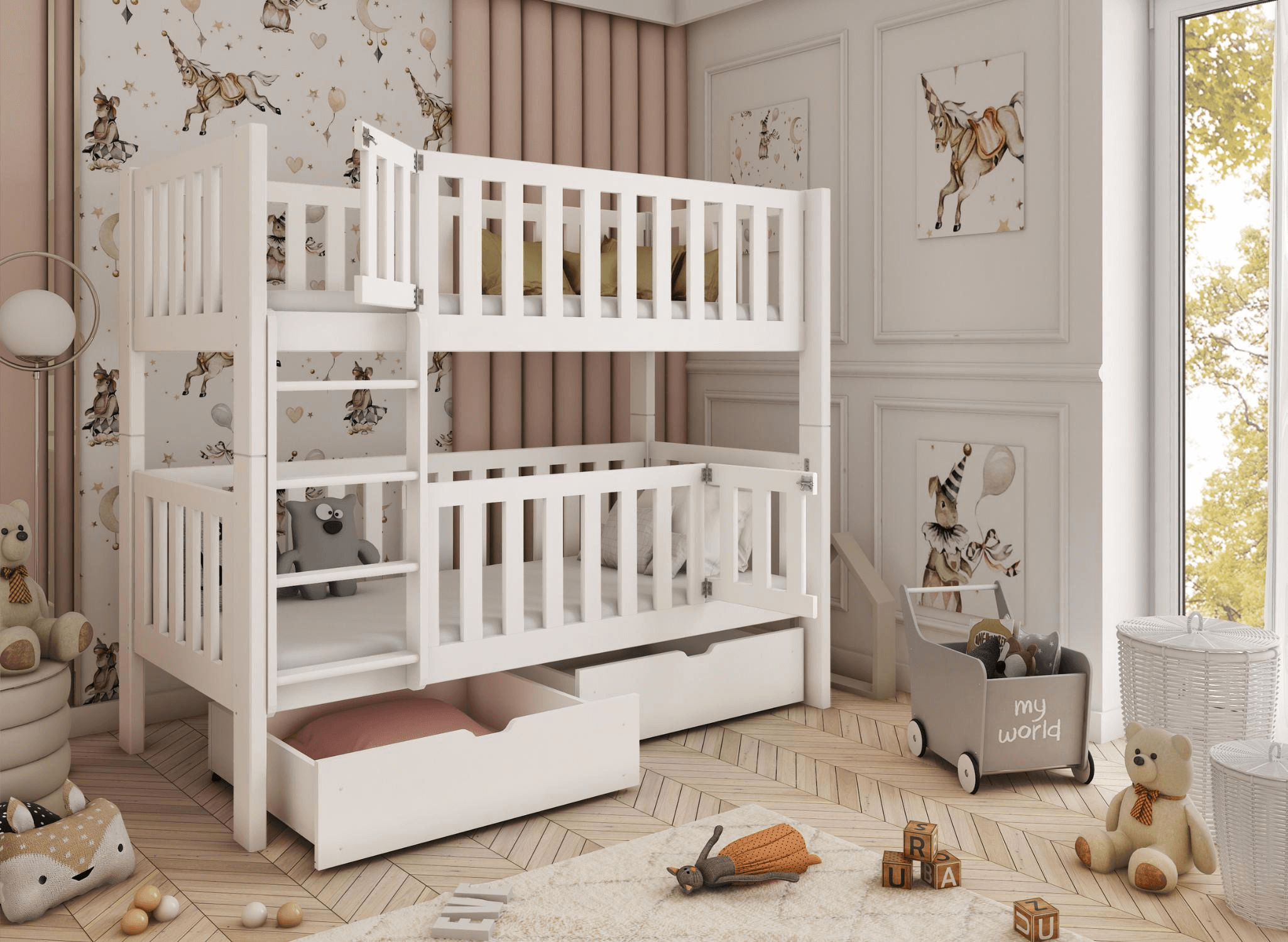 KSAWERY bunk bed by Lano Meble