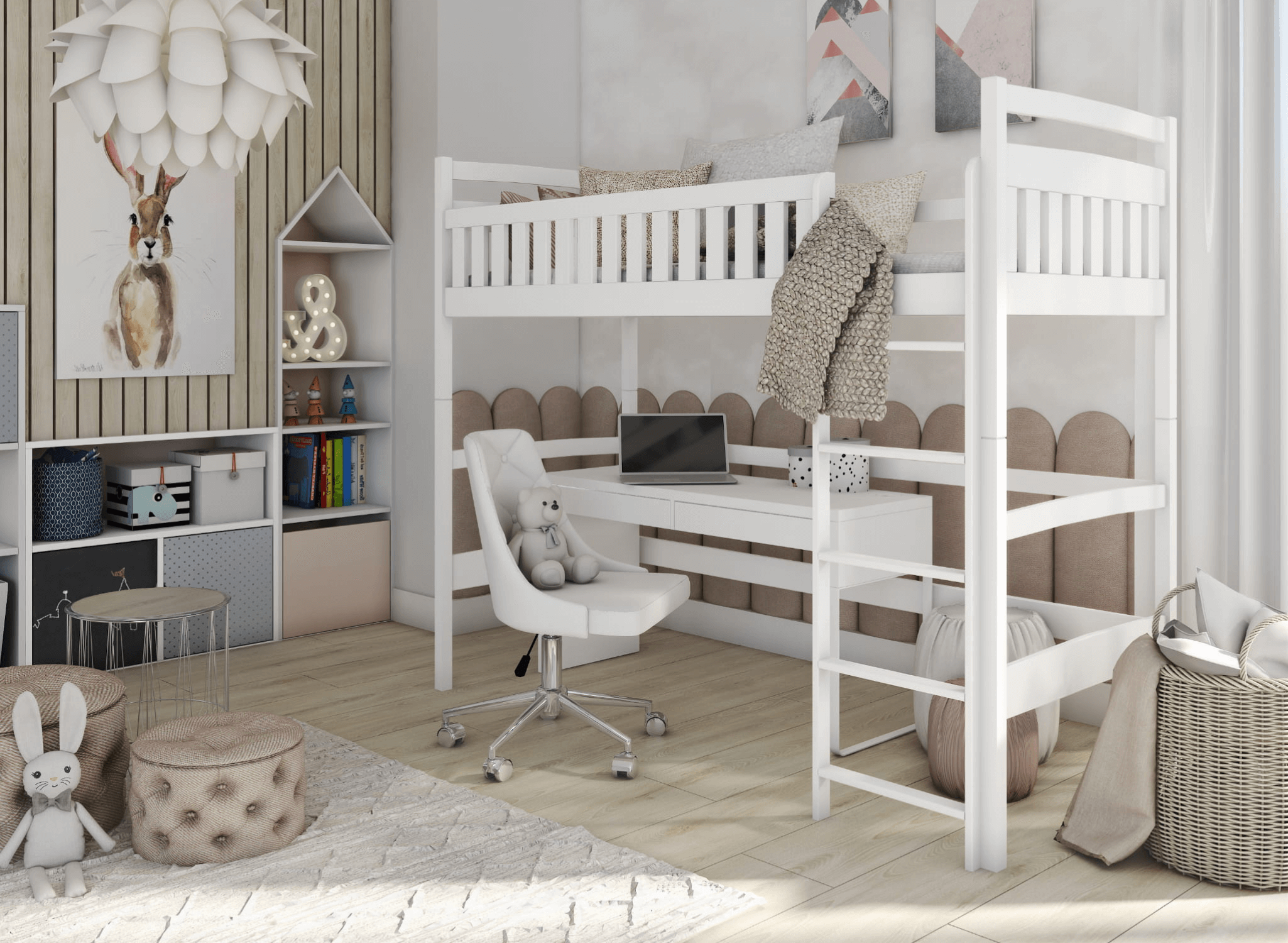 MIA loft bed features