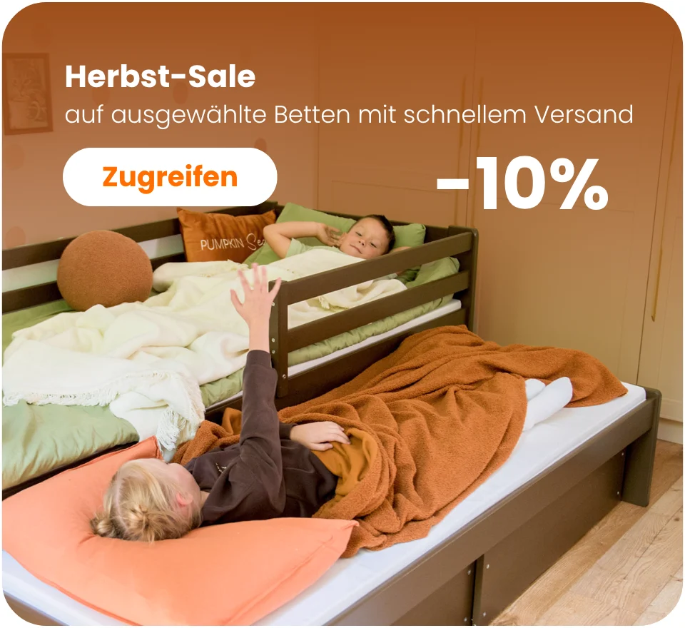 2.–12.10. 10 % Rabatt auf ausgewählte Betten mit Versand innerhalb von 48 bzw. 72 Stunden